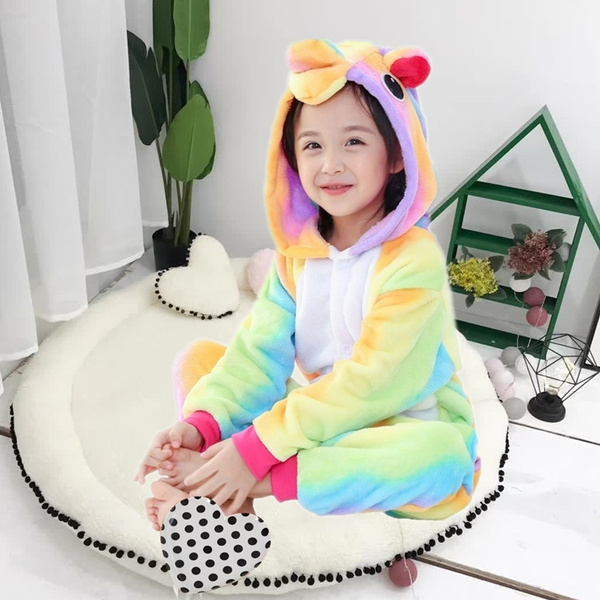 2019 Pijama infantil Pijama infantil Animais Cosplay Crianças Menino Menina  Unicórnio Onesie Pijamas Natal | Wish
