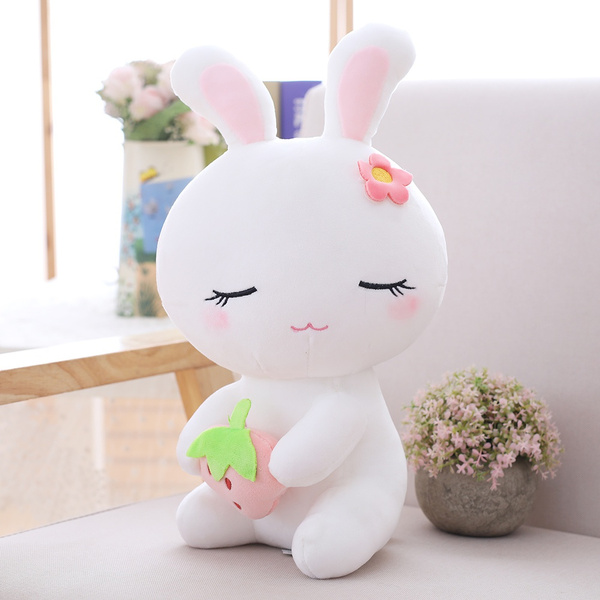 UK Soft Touching Smooth Plush Bunny Rabbit Sleeping Appease Doll Gift for Babies 