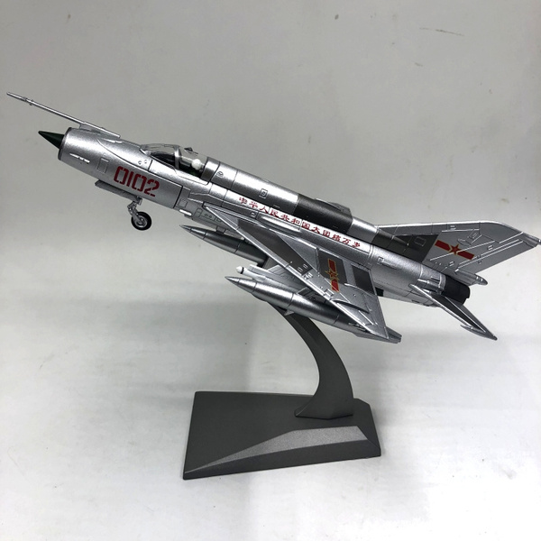 1:72 J-7 Aircraft Fighter Plane Military Diecast Model for Collections Gifts