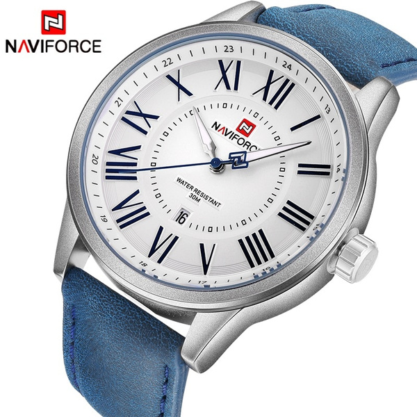 Naviforce on sale leather strap