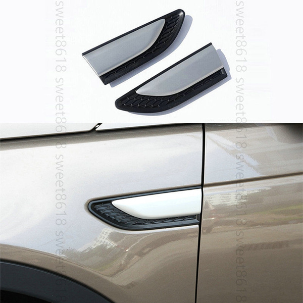 Side Air Flow Vent Fender Cover For Land Rover Discovery Sport 2015-2018 2pcs