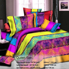 bohemian, Polyester, Colorful, beddingaccessorie