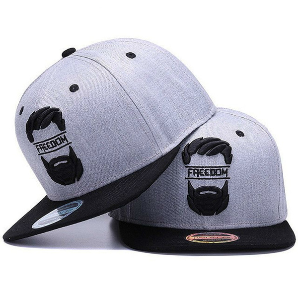 Original snapback cap men flat brim bone baseball caps embroidery mustache mens  hat youth street ware cool hip hop cap