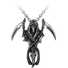 Steel, Punk jewelry, Goth, mens necklaces