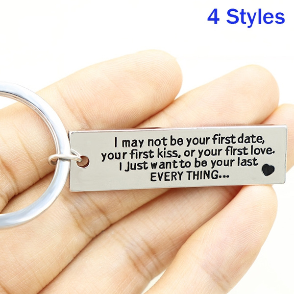 Personalised Initial Keyring For Men - Unique Birthday Gift Him