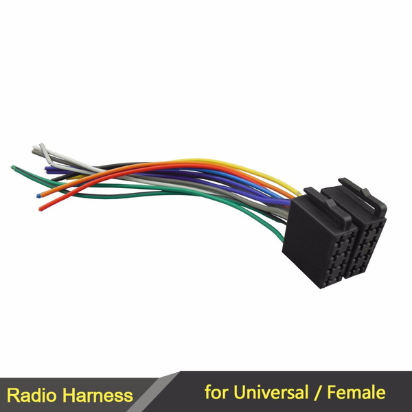 CAR RADIO CONNECTOR mini ISO Female 6pin green • Items • Pradžia