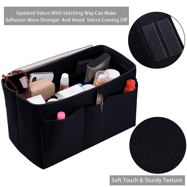 Felt Purse Organizer Insert Bags Organizer Multi-Pocket Bag in Bag Hold  Shape for Travel Cosmetics Organizers - buy Felt Purse Organizer Insert  Bags Organizer Multi-Pocket Bag in Bag Hold Shape for Travel