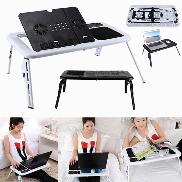 Tables Radiates Folding Laptop Notebook Computer Table Bed Tray Radiating Stand With ...