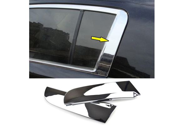 Car Styling Chrome C-Pillar Rear Trunk Window C Pillar Post Cover Trim  Sticker Molding For Kia Sportage 2011 2012 2013 2014 2015