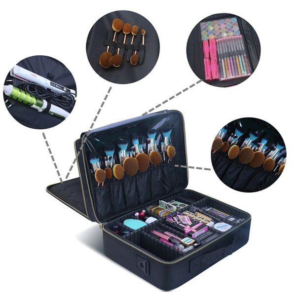 professional makeup organizer bolsa