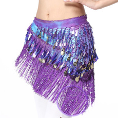 Fashion, Costume, hipscarf, coinampsequinskirt