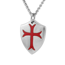 Steel, redcro, Stainless Steel, Cross necklace