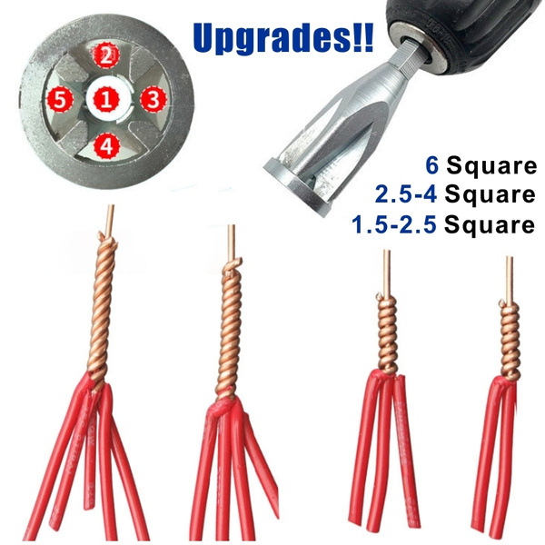 Quick Twist Wire Tool Stripper Cable Connector Electrical Power Drills Universal 