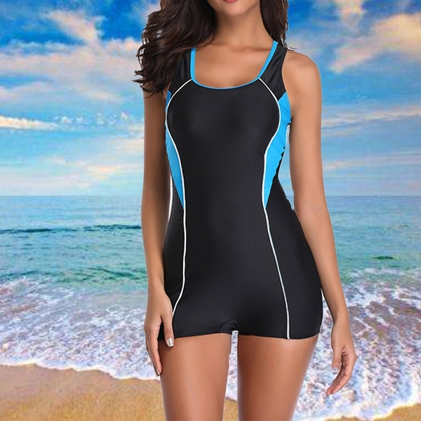 Kabelbane boksning Samarbejde Women Sports Plus Size Tankinis One-piece Swimsuit Backless Swimwear Winter  Swimming Suits | Wish