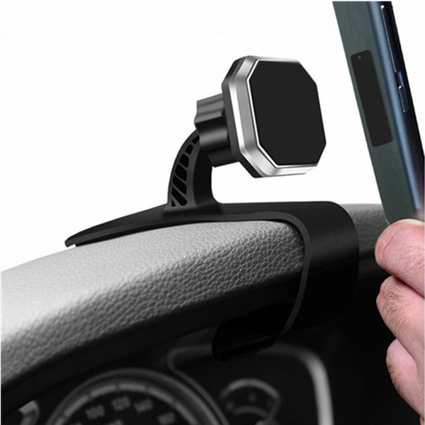 Magnetic Car Phone Holder Dashboard Clip Universal Adjustable Magnet ...