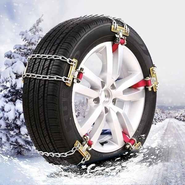 Car Anti-skid Chain Steel Skid Belt Snow Mud Sand Tire Clip-on Chain Accessories