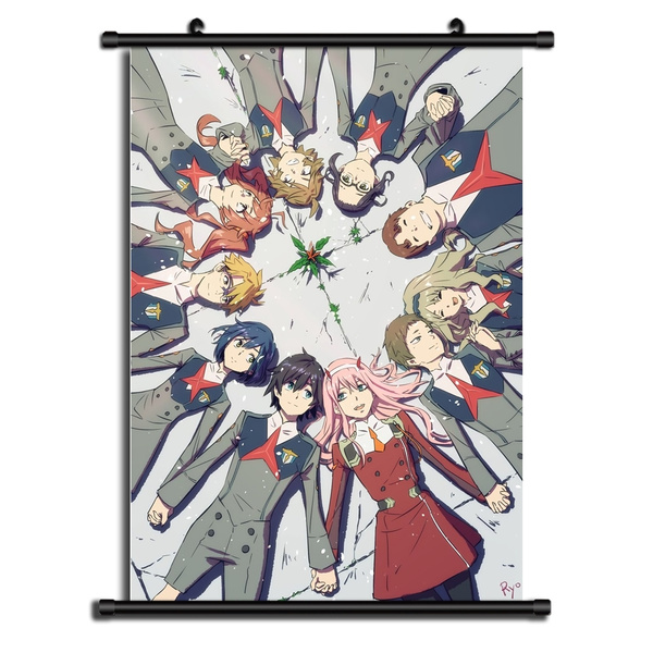 Darling in the FranXX HD Print Anime Wall Poster Scroll Room Decor 