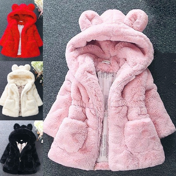 fur coat girl winter