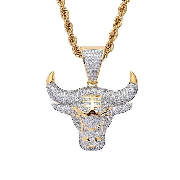 Cubic Zirconia Iced Out Chain Necklace 