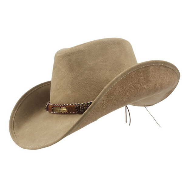 New Brand Leather Western Cowboy Hats 