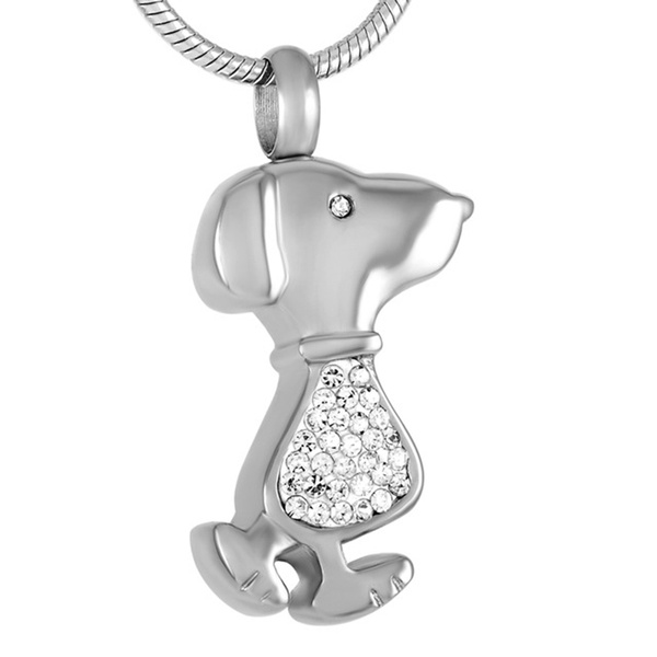 ashes dog necklace