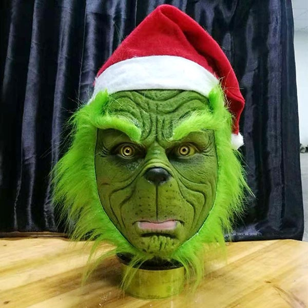 Nuoka Christmas Deluxe Mask Costume Cosplay Grinch mask 
