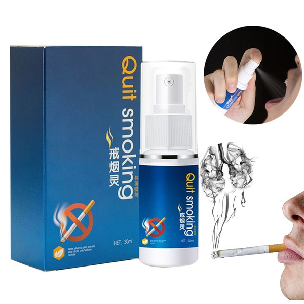 Auxiliary 30ml Quit Smoking Spray Natural Inhibition Man Care Wish
