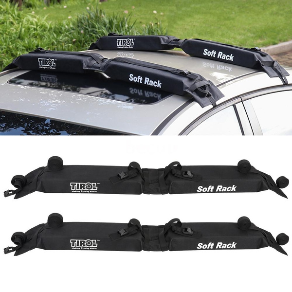 Universal Auto Soft Car Roof Rack Outdoor Rooftop Luggage Carry Load 60kg Baggage Easy Fit