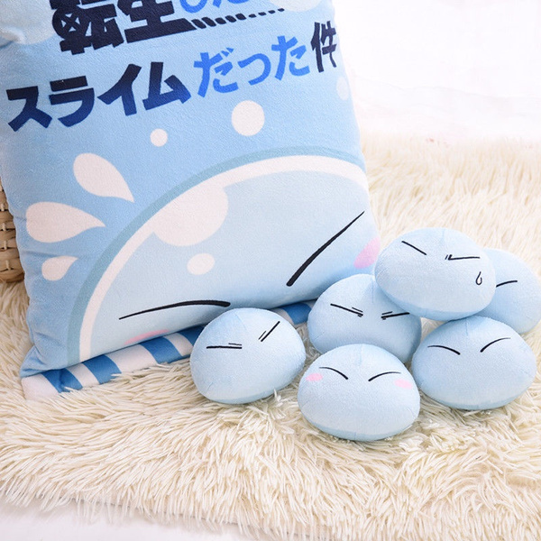 Tensei Shitara Slime Datta Ken Rimuru Tempest Slime Plush Pillow Stuffed  Cushion Doll Toys 