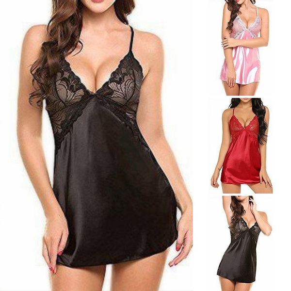 silky night dress