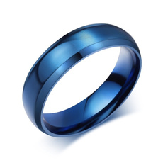 Steel, men_rings, wedding ring, Classics