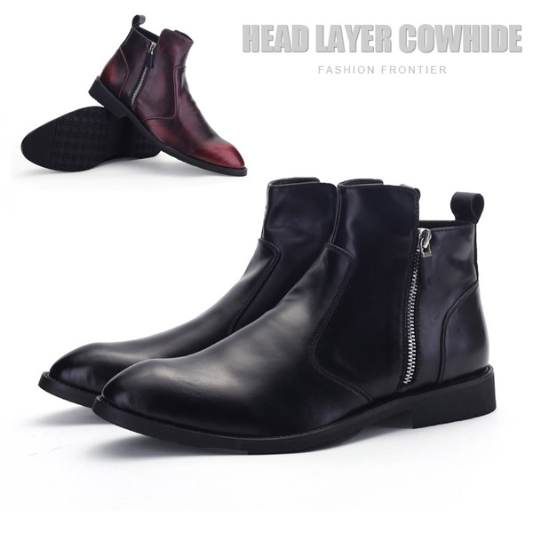 mens cuban heel dress boots