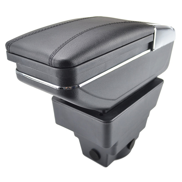 For Opel Vauxhall Astra J Storage Box Armrest Arm Rest Rotatable Black ...