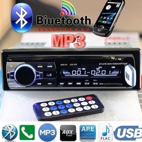Bluetooth Car Stereo Audio In-Dash Aux Input Receiver Automotive