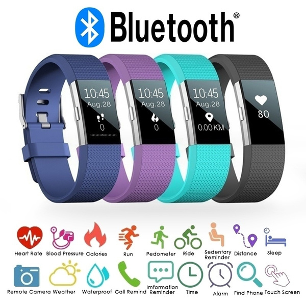 S18 Bluetooth Smart Band Support Heart Rate Blood Pressure Monitor