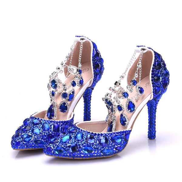 blue diamond sandals