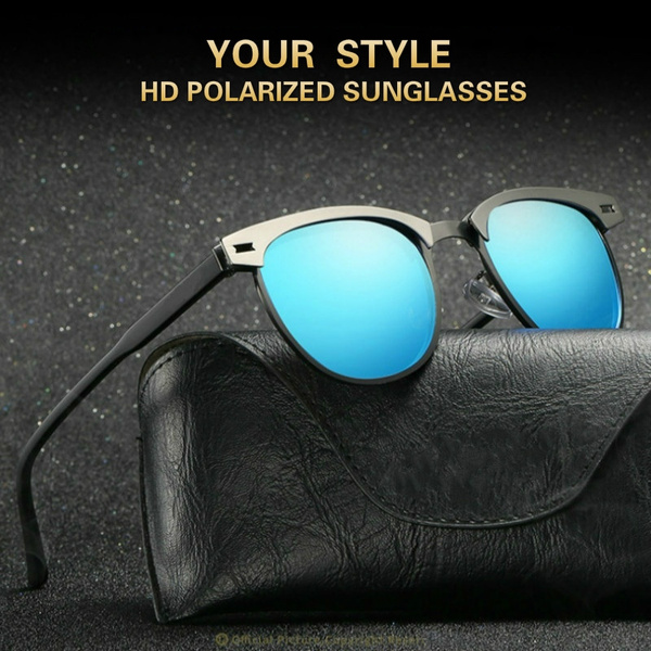 New Men and Women Sunglasses Polarized Driving Sunglasses Classic Small Box Sunglasses  Fishing Glasses Fashion Outdoor Riding Sunglasses