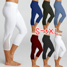 7 Colors Fashion Women High Waist Workout Yoga Leggings Casual Lady Fitness Gym Leggings Pants Casual Trousers Plus Size S-5XL