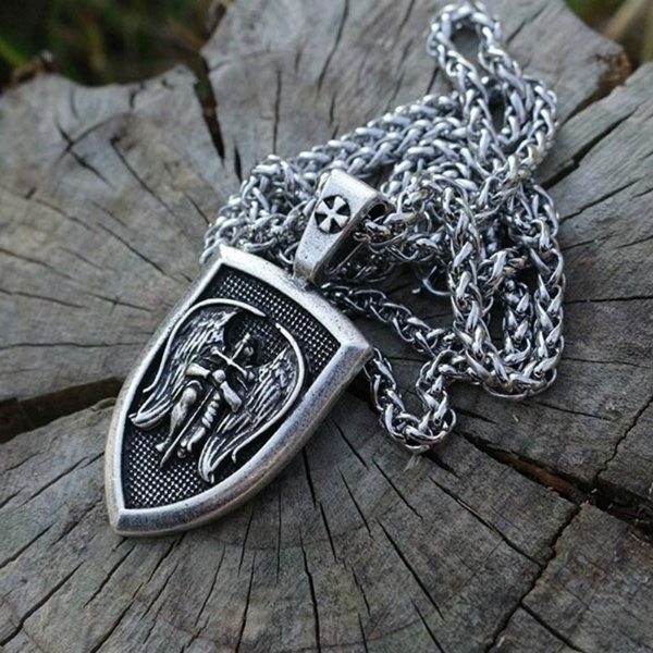 Titanium st michael best sale pendant