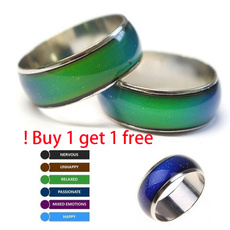 colorchanging, Adjustable, Women Ring, Gifts
