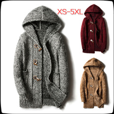 hoodiesformen, cardigan, hooded, Winter