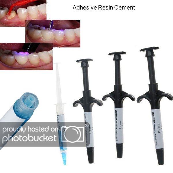 Dental Orthodontic bonding System Metal Bracket Light cure adhesive Kit