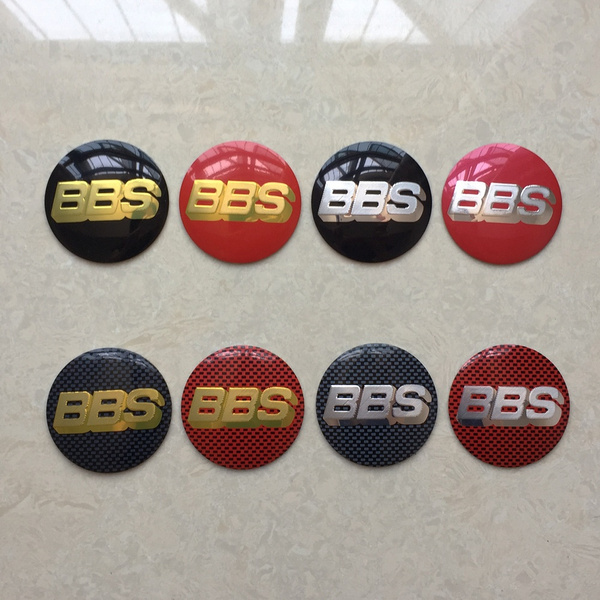 4X56.5mm 2.2'' BBS Car Wheel Center Hub Cap Emblem Badge Stickers