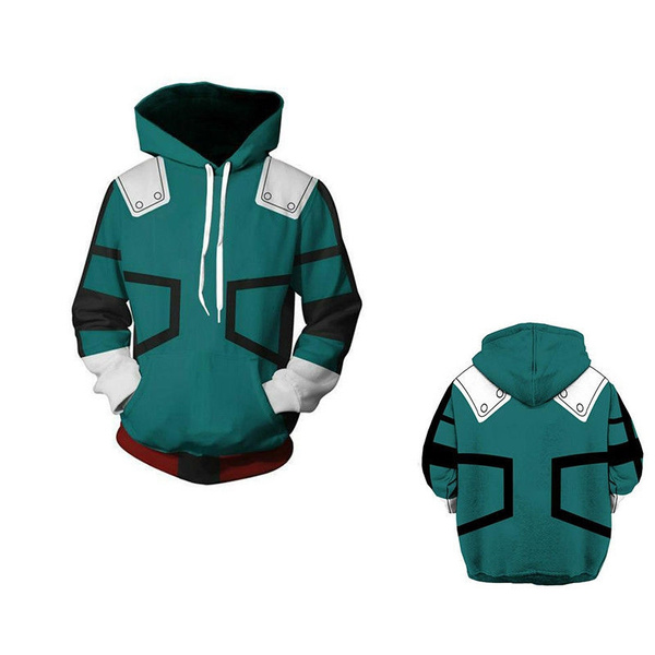 My Boku no Hero Academia Hoodie Sweatshirt Midoriya Izuku Deku Battle ...