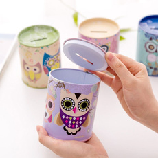 case, Owl, School, piggybank