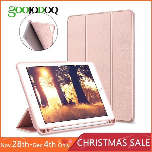 ipad pro 9.7 case with pencil holder rose gold