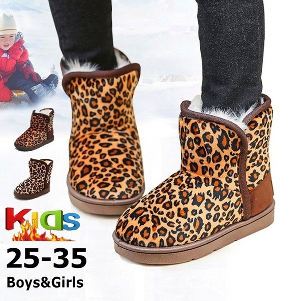 leopard print winter boots