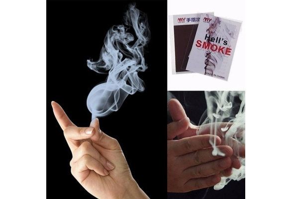 10pcs Close-Up magic change gimmick finger smoke fantasy trick prop Tn BCDE 