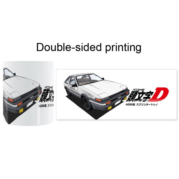 AE86 Sprinter Trueno Anime Initial D Mug Coffee Milk Ceramic Cup DIY ...