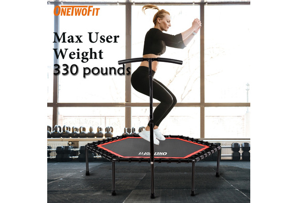 onetwofit 48 silent mini trampoline